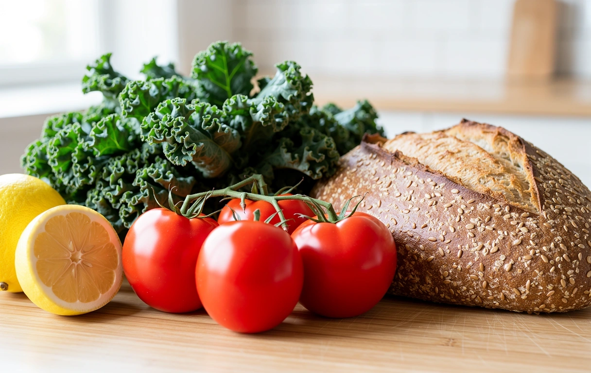 Ingredientes frescos y naturales