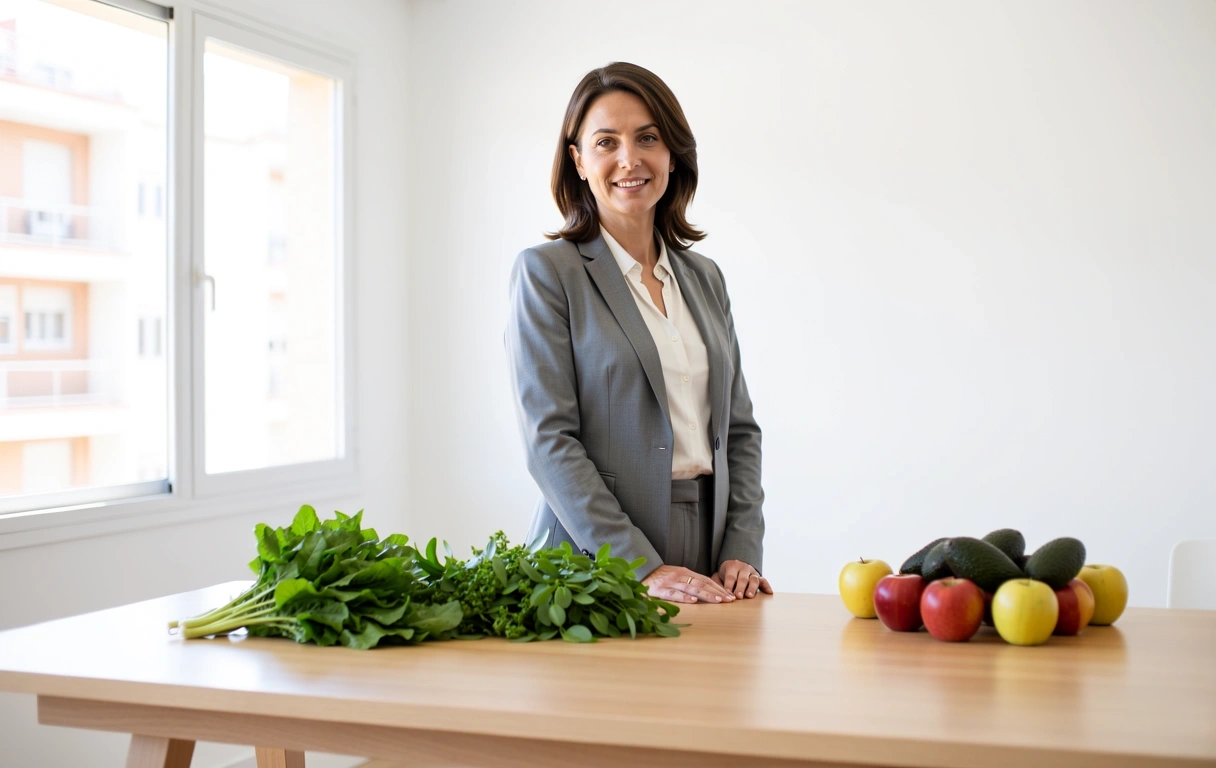 Profesional de BienestarNutri en entorno de consulta